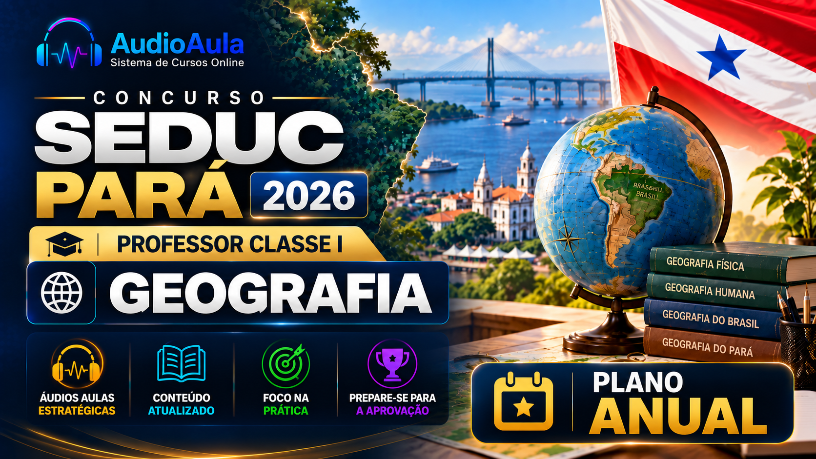 Professor Classe I – Geografia – SEDUC Pará 2026