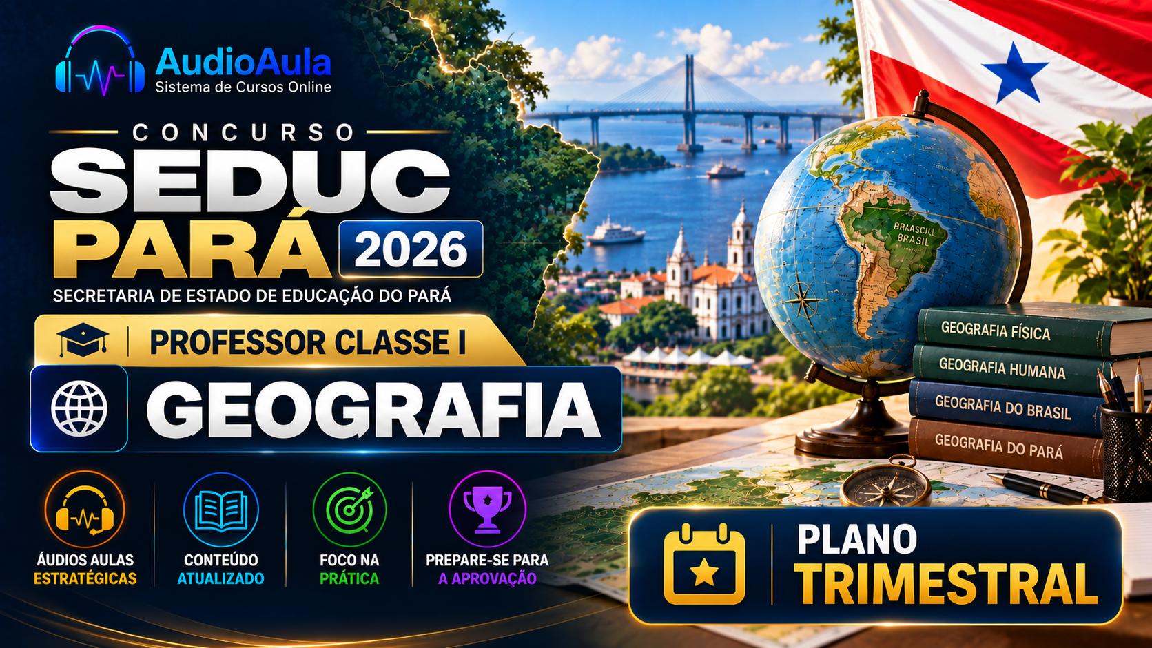 Professor Classe I – Geografia – SEDUC Pará 2026
