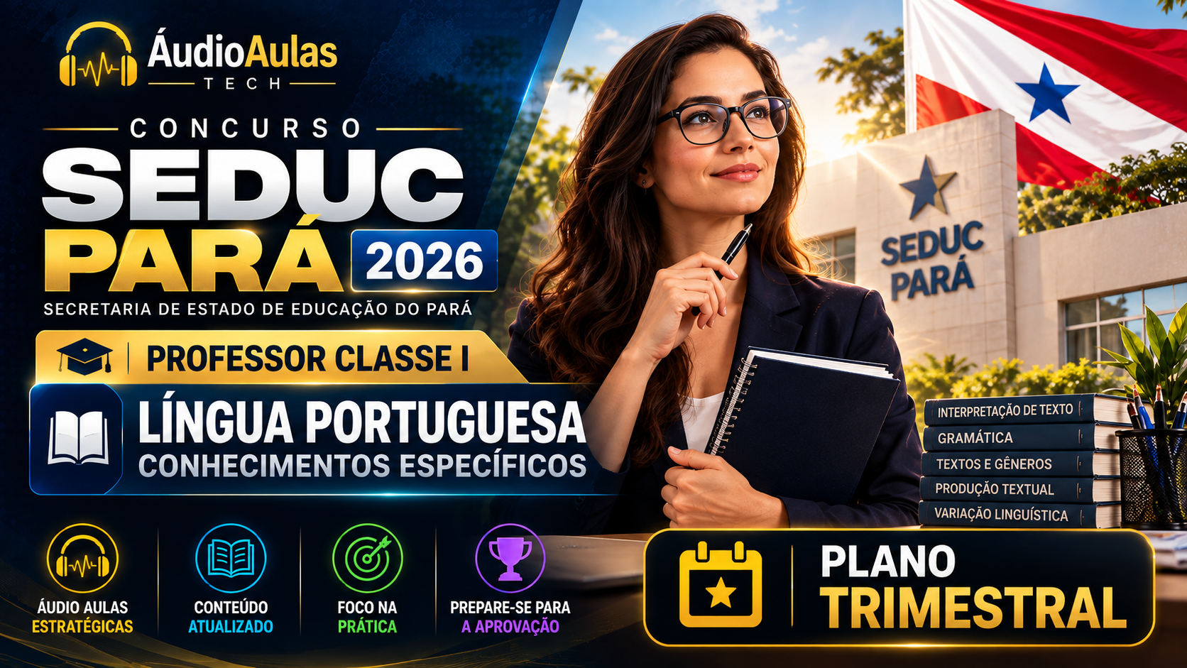 Professor Classe I – Língua Portuguesa – SEDUC Pará 2026